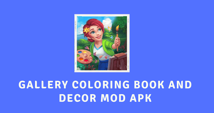 Gallery Coloring Book And Decor MOD APK Unlimited Coins Lives Stars