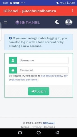 Ig Panel MOD APK Download 
