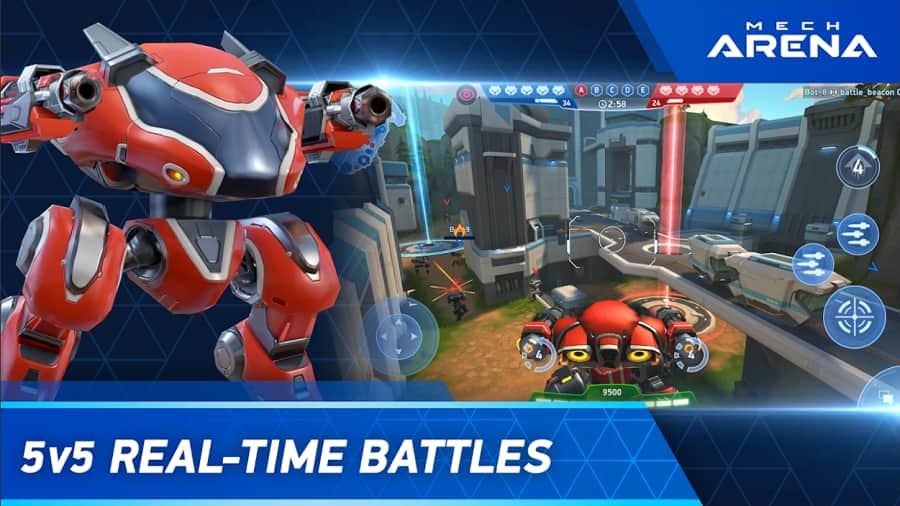 Mech Arena MOD APK Unlimited Coins Credits