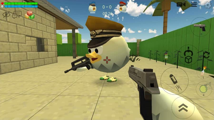 Chicken Gun MOD APK Menu