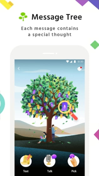 MiChat MOD APK Unlimited Message Tree