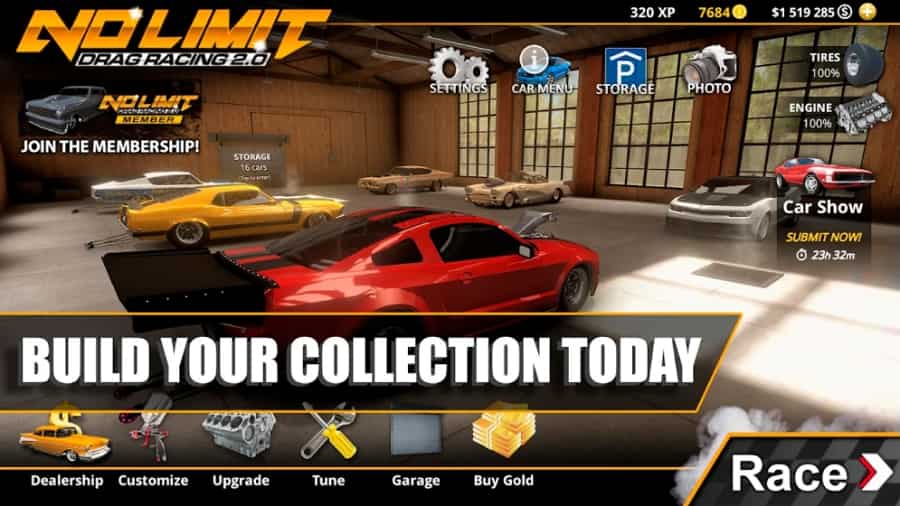 No Limit Drag Racing 2 MOD APK Hack