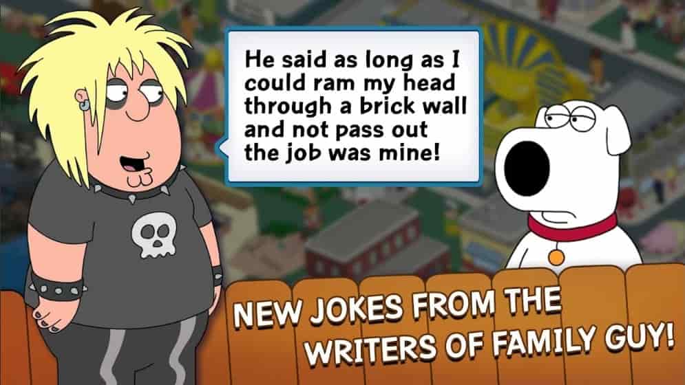 Family Guy The Quest for Stuff MOD APK Unlimited Clams