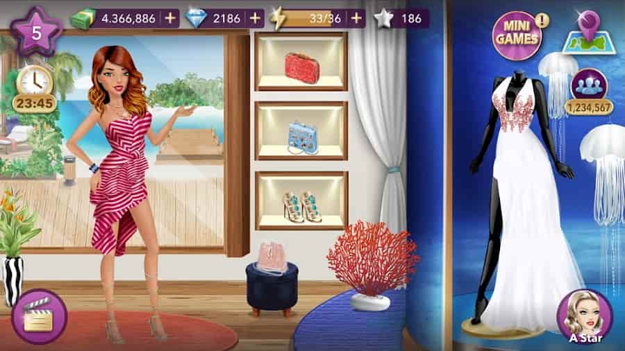 Hollywood Story Fashion Star MOD APK Ios