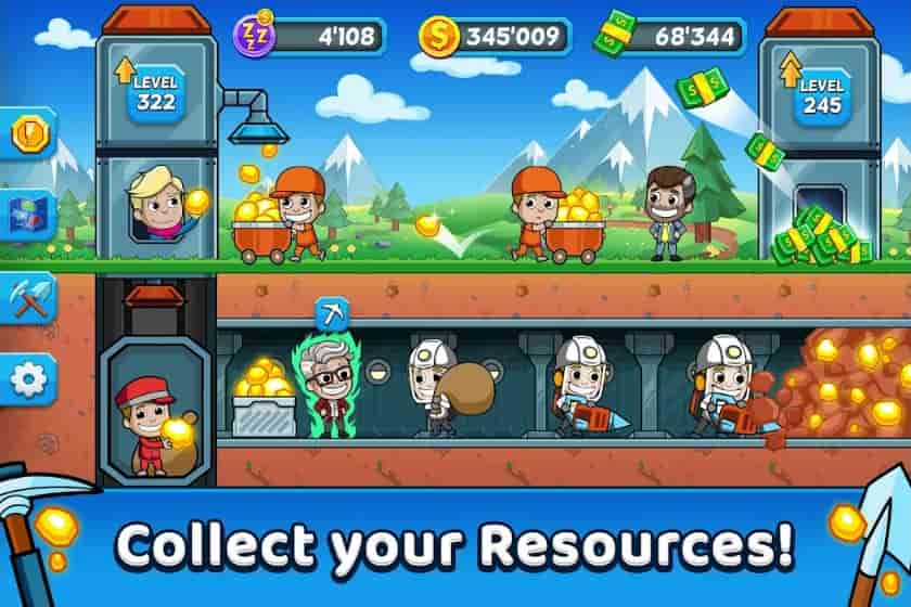 Idle Miner Tycoon MOD APK Unlimited Money And Gems