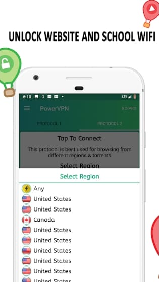 Power VPN MOD APK Latest Version
