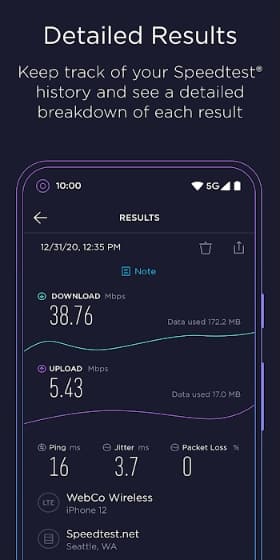 Speedtest Premium MOD APK