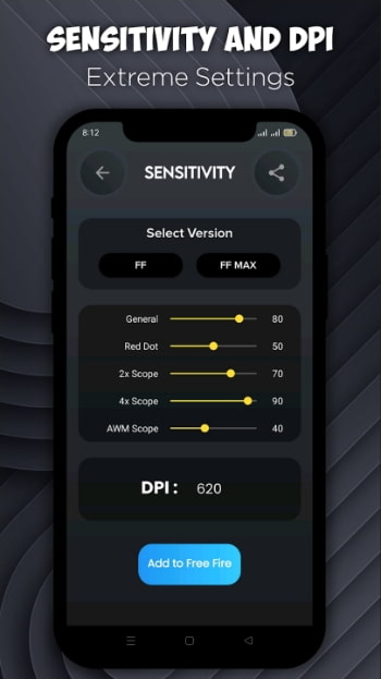 10X Fire GFX Sensitivity Tool Pro APK
