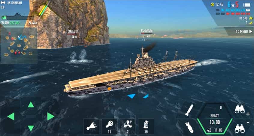 Battle of Warships MOD APK Unlocked All Ships