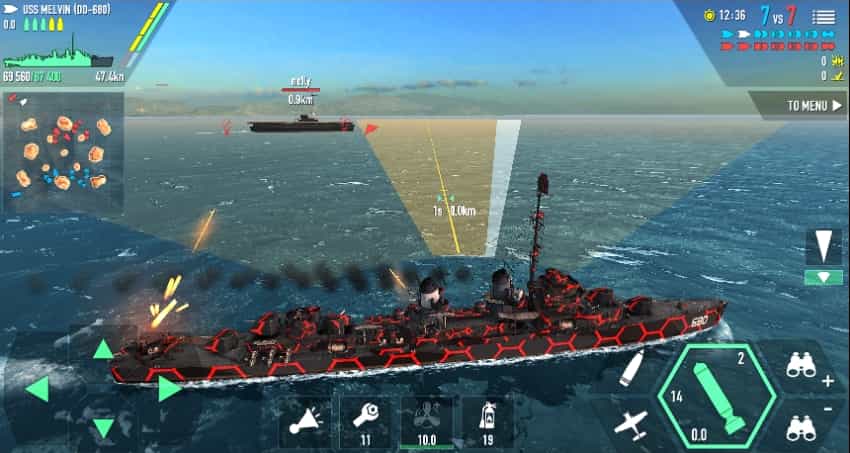 Battle of Warships MOD APK Unlimited Platinum