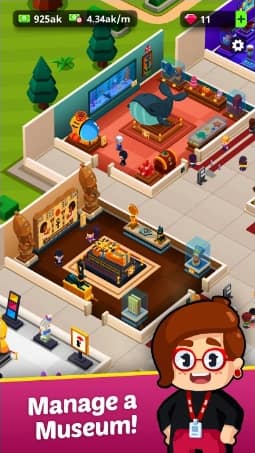 Idle Museum Tycoon MOD APK Free Shopping